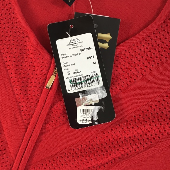 ❤️ Escada Long Sleeve peplum cardigan Slovenia M - Picture 5 of 6